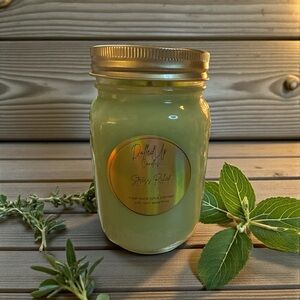 16oz Eucalyptus Spearmint Stress Relief | Mason Jar | Calming Aromatherapy